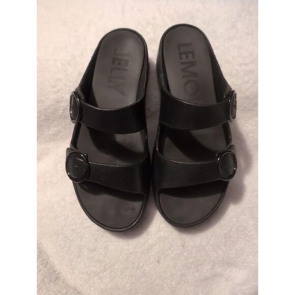 Lemon Jelly, Gaia Slide Sandal GAIA-01 Black Size 41/10 - Picture 2 of 7